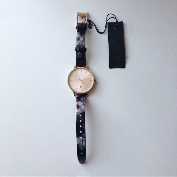 Ted Baker Kate Rose Gold Floral Watch TE15092001 - Picture 3 of 12